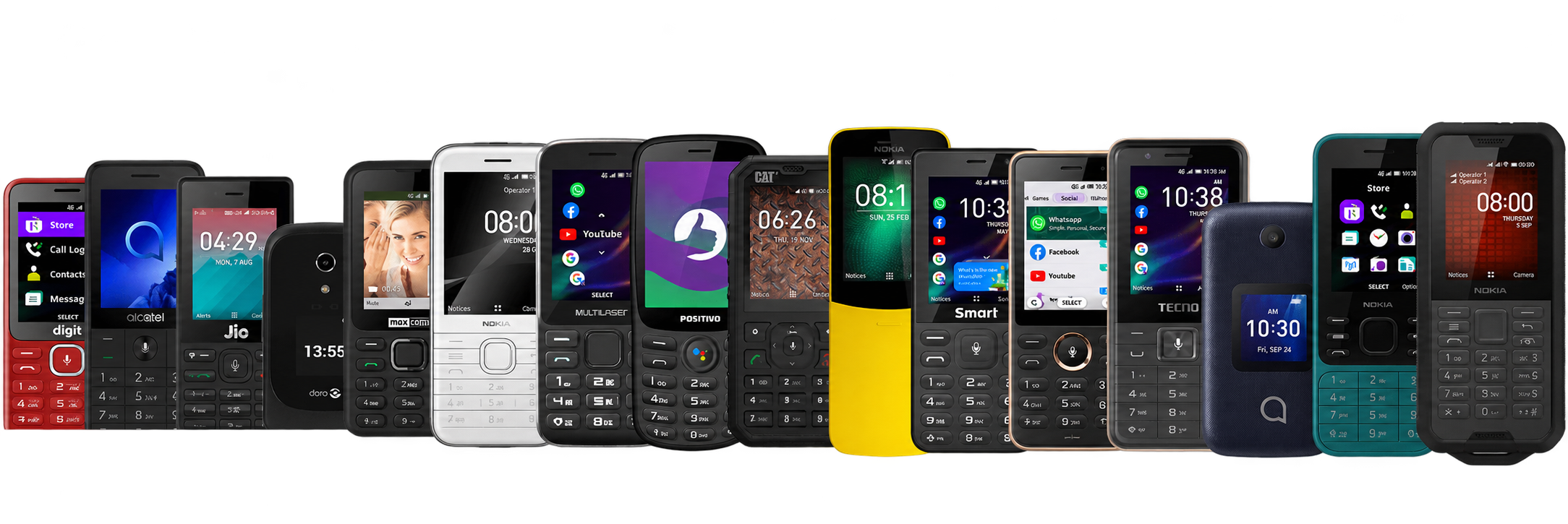 KaiOS-enabled feature phone range